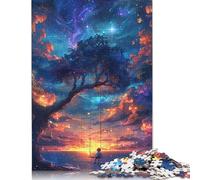 Tarry Sky And Colorful Clouds Jigsaw Puzzles 1000 Pieces for Adults Wooden Puzzles Brain Exercise Challenge Game Entertainment Gifts Teenagers Family Activity 1000pcs (75x50cm)