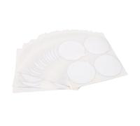 TARSHYRY 100PCS Aluminum Foil Lids, Self Adhesive Coffee Pod Cover Seals for Replacement, with Easy Removal for Coffee Capsules Tea Cans Cake Cups (60MM)