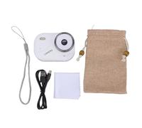 TARSHYRY 1080P Digital Camera with 16X Zoom CMOS Sensor HD Video Recording 2.4 Inch Screen Compact Portable ABS Body (White)