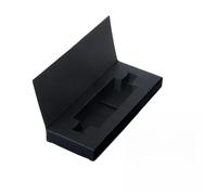TARSHYRY 10Pcs Black Perfume Box Set 6X8X1.6Cm Elegant Paper Packaging For Universal Bottle Present