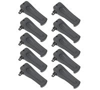 TARSHYRY 10pcs Replacement Plastic Belt Clips for 2 Way Radios, Compatible with Various Walkie Talkie Models, and Secure Fit