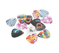 TARSHYRY 13pcs Medium Celluloid Guitar Picks with Storage Box, Essential Instrument Accessories (color)