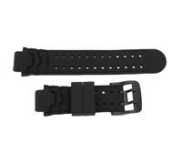 TARSHYRY 15mm Kids Smart Watch Band, Soft Silicone Replacement Strap Comfortable Fit, with Stainless Steel Buckle, for Sports Running Hiking Outdoor Activities (Black)