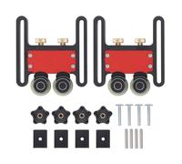 TARSHYRY 2 Pack Featherboard with Bearings for Table Saw Router Table, Updated Roller Feathers Boards with Thin Rip Jig, Saw Guide for Precise Cuts Enhanced Safety