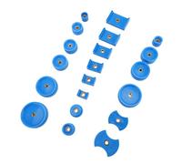 TARSHYRY 20Pcs Watch Press Dies Kit,Plastic Back Case Closing Tool with Various Diameters and Lengths, Must Have Tool for Watchmakers and Repair Workers, Suitable for Watch Repair (Blue)