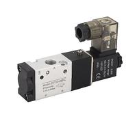 TARSHYRY 24V DC 3 Way Pneumatic Solenoid Valve 1/8in NPT 2 Position Direct Acting with Mirror Surface Inner Wall & Self Lubricating Seal for Air Control System