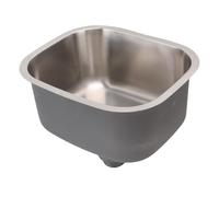 TARSHYRY 304 Stainless Steel Undermount Sink Drop-in Sink Topmount Single Bowl Kitchen 15.2x12.8x7.3in Rectangular Integrated Design for Kitchen Bar Bathroom