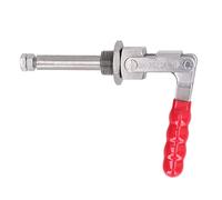 TARSHYRY 318kg Hand Toggle Clamp 701lbs Holding Capacity Push Pull Toggle Clamping 66.8mm Stroke 180° Handle with Non Slip Red Plastic Handle Welding Table Clamps for Fast Compaction