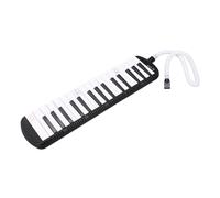 TARSHYRY 32 Keys Melodica Wind Instrument Portable for Musical Education Beginners Play for All Ages Blue/Pink/Black (Black)