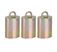 TARSHYRY 3Pcs Metal Livestock Bell for Cattle and Sheep, Thickened Design for Outdoor Farm Use (Bell No. 2)