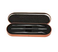 TARSHYRY 3Pcs Stainless Steel Blackhead Eyelash Tweezers Extractor Lash Tweezers for Home Salon Beauty Tool Kit