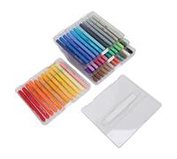 TARSHYRY 48 Color Vibrant Acrylic Marker Set for Art Crafts Projects with Storage Box for Artists, Rock Painting, and Creations