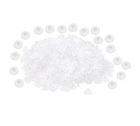 TARSHYRY 500PCS Silicone Earrings Backing EARPLUGS Transparent Earring Locks Soft Comfortable for DIY Earring Making Repair 11MM X 6MM