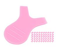 TARSHYRY 50Pcs Y Shape Eyelash Brush For Eyelash Extensions Grafting Perming Mascara Tools (Light Rosy)