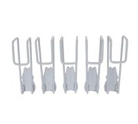 TARSHYRY 5pcs Rabbit Door Hooks, No Drill Over The Door Hooks for Towel Robe Coat, with Matte Coating Water for Bathroom Bedroom