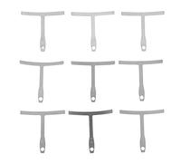 TARSHYRY 9 Pcs Guitar Radius Gauge, String Action Gauge, Guitar Setup Tools, Understring Fingerboard Saddle Measuring Tool for Guitar Bass Bridge Fingerboard 7.25 9.5 10 12 14 15 16 17