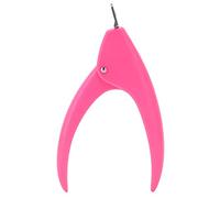 TARSHYRY Acrylic Nail Cutter, Fake Nails Cutters U Type False Nails Clippers Artificial Tip Trimmer Manicure Tool for Salon Beauty Home Nail Art Precise Pedicure Manicures Tools Tips (Rose Red)