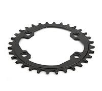 TARSHYRY Aluminium Alloy Lightweight Bike Positive & Negative Tooth Disc for M8000/9000 Bicycle, Practical Cycling Accessory for Steep Slopes or Middle-aged Riders, Black 4mm Thickness (34T)