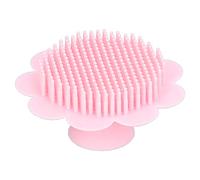 TARSHYRY Baby Bath Brush, Baby Head Scrubber Soft Brush Shower Silicone Massage Silicone Scrubbers Exfoliator Comb for Above 6 Months Old (Rosy)