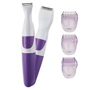 TARSHYRY Bikini Trimmer,Electric Bikini Cordless Trimmer Women,2 in 1 Waterproof Portable Safe Hair Removal Trimmer for Legs Arms Pubic Body Hair,Purple