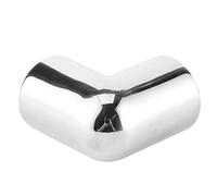 TARSHYRY Boat Tube Connector, Boat Hand Rail Fitting Pipe Connector Marine Yatch 90° Elbow Tube Joint Handrail Pipe Stainless Steel Hand Rail Fitting (B(25mm))