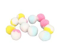 TARSHYRY Cat Ball Toy, Cat Balls Toy Interactive Playing Quiet Favorite 12PCS Plush for Kitten Training and Play (4.5cm/1 8in Clashing Colors)