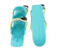 TARSHYRY Compact Ski Skates for Kids Adjustable Mini Skiboards Compatible with Winter Boots, Fun Downhill Snow Sport Equipment for Children (Colorful)