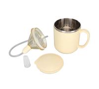 TARSHYRY Convalescent Feeding Cup,Drinking Cup with Straw for Disabled Patient Maternity Drink Water,Prevent Leakage 360 Degrees Cover Maternity Drinking Cup (Yellow)