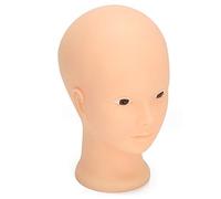 TARSHYRY Cosmetology Practice Bald Head Mannequin, Versatile Wig Styling Training Head, Beauty Academy Barber School Salon Use, 180Cm Lightweight Hair Display Model (No makeup style)