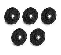 TARSHYRY Decal Remover Wheel, Paint Stripping Disc 5Pcs 100mm Black Poly Strip Wheel Disc Paint Removal Tool Oxidation Remover for Angel Grinders