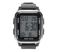 TARSHYRY Digital Watch, LED Screen Time Date W isplay Alarm Clock Stopwatch 12 24 Hour Format with Backlit Display for Men Outdoor Indoor Sports Leisure (Silver)