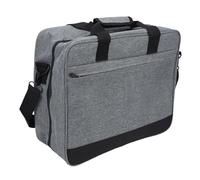 TARSHYRY DJ Mixer Bag Padded Protection Audio Equipment Case Universal Compatibility DJ Mixer Carrying Case with Removable Divider for Musicians Podcasters Polyester Black 15.5x33x40cm