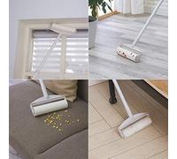 TARSHYRY Dryer Sheets Pet Hair Remover, Sticky Rollers For Floor Long Handle Sticky Mop, Mop, Washable Roller Suit For Traps Dirt, Dust, and Hair (Sticky Paper Roller)