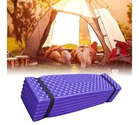 TARSHYRY Egg Crate Soft PVC Thickened Foldable Sleeping Mat Double Outdoor Camping Pad (186 * 57)