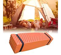 TARSHYRY Egg Crate Soft PVC Thickened Foldable Sleeping Mat Double Outdoor Camping Pad (186 * 57)