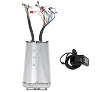 TARSHYRY Electric Bike Controller Kit High Performance Aluminum Alloy Motor Controller Panel with Thumb Throttle 2000 3000W 36V 48V for Electric Scooter Bike DIY Enthusiasts