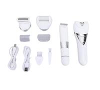 TARSHYRY Electric Body Hair Trimmer Womens Bikini Trimmer Lady Shaver with USB Rechargeable IPX6 Washable Rounded Safety Cutter Heads for Pubic Hair Grooming with Foot Grinder Head