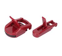 TARSHYRY Eyelash Curlers, Travel Eyelash Curler 2pcs Wide Angle and Partial Curling Tool Creates Eye Opening Lifted Lashes Lash for Long Lasting (Red)