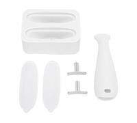 TARSHYRY Facial Ice Mold Reusable Silicone Cooling Massage Tool for Skincare Routine Post Workout Recovery Home Spa Treatment White