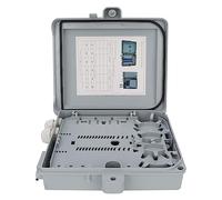 TARSHYRY Fiber Optic Termination Box, Outdoor Network Enclosure 12 FTTH Fiber Optic Distribution Enclosure Optical Terminal Box Terminal for Indoor or Outdoor Use