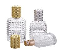 TARSHYRY Glass Art Perfume Refillable Bottle Atomizer for Travel Men Women 30ml 50ml 2 Pcs (Assorted Color #12)