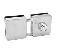 TARSHYRY Glass Door Lock, Barn Door Latch 10-12MM Stainless Steel Frameless Closet Lock for Swing, Cabinet, Bathroom, Garden, Window