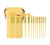 TARSHYRY GREEN BRUSH SET FOR ALL MAKEUP NEEDS MIMICS PROFESSIONAL RESULTS IDEAL FOR BEGINNERS PORTABLE BAG INCLUDED (1#-3)