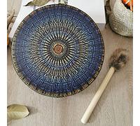 TARSHYRY Handcrafted Fire with Mallet, Home Decor and Musical Instrument for Children and Grownups, Suitable for Rituals and Entertainment (Shaman's mosaic)