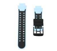 TARSHYRY Kids Smart Watch Band 15mm Lightweight Durable Silicone Replacement Strap with Stainless Steel Buckle (Blue)