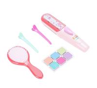 TARSHYRY Kids Temporary Hair Chalk Stamper Kit 6 Bright Washable Sticks with Gem Stamper Easy to Use Styling Tools for Girls and Boys Blonde Light ABS Material
