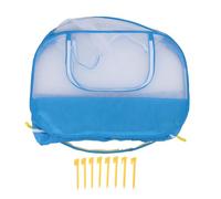 TARSHYRY Kitten Playpen, Chicken Coop Breathable Transparent Mesh Wall Pop Open Small Animal Playpen Foldable Pet Enclosure Dog Play Pen for Puppy Kitten Rabbits Indoor Outdoor (Blue)