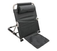 TARSHYRY Lifting Bed Backrest Floor Chair with Head Pillow Folding Multifunctional 6 Position Adjustable Sit Up Backrest Support for Pregnant Women Elderly Bedroom Sofa Camping (Blue Stripe)