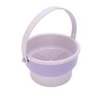 TARSHYRY Makeup Brush Cleaner Mat, Dual Sided Textured Bowl and Mesh Drying Rack for Cosmetic Brushes Sponges Beauty Blenders, with Hanging Strap for Storage