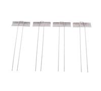 TARSHYRY Metal Plant Labels Galvanized Steel Garden Markers Eco-Friendly Design for Gardening Enthusiasts (Silver)